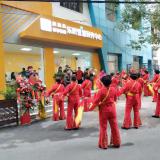 迎接中宣部采访团光临PG电子游戏东亭社区相识智慧康养